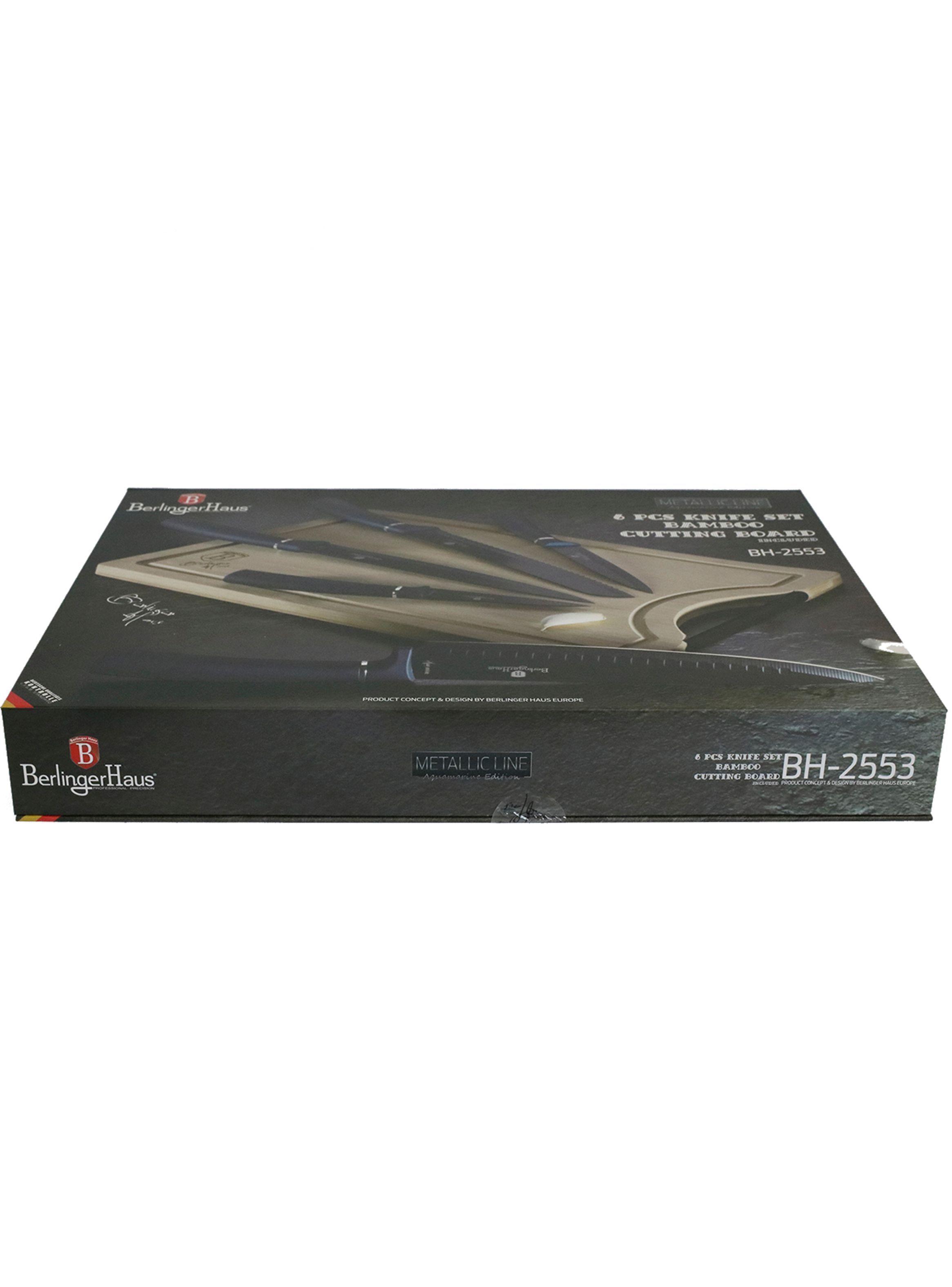 set de cuchillos 5 pcs + Tabla de madera-3