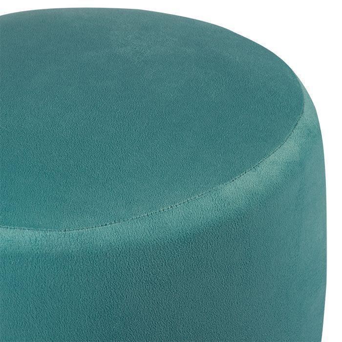 Pouf Bird Turquesa Felpa 35x35x45 cm Máxima Design-3