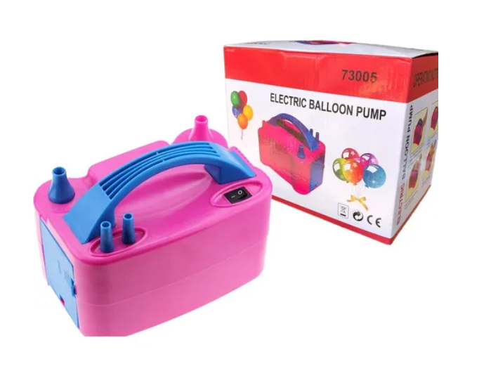 Inflador Globos Eléctrico Con 2 Inyectores 600w-2