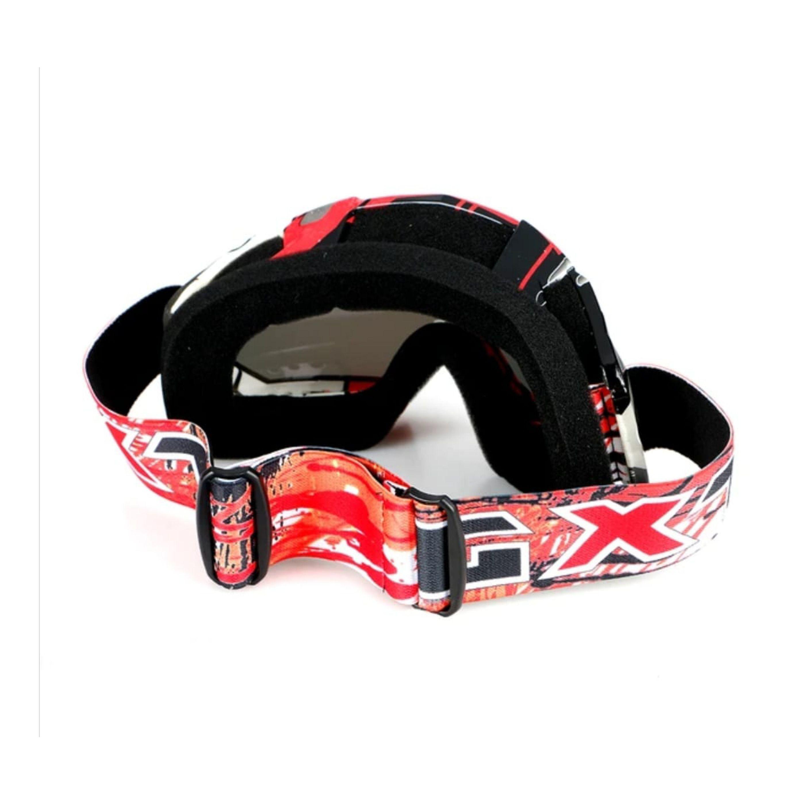 Antiparras GTX para motos rojo-1