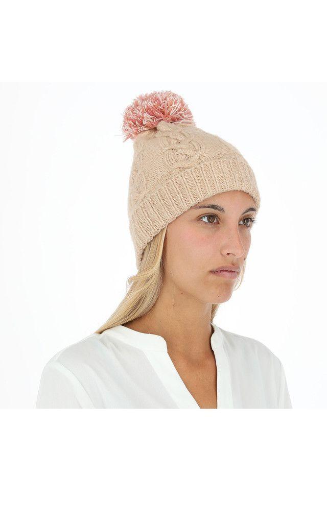 Gorro Trenzas Beige i-D-2