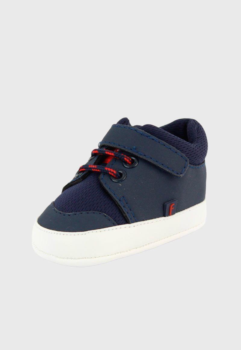 Zapatilla Urbana Velcro Elástico Bebé Soft Niño-0