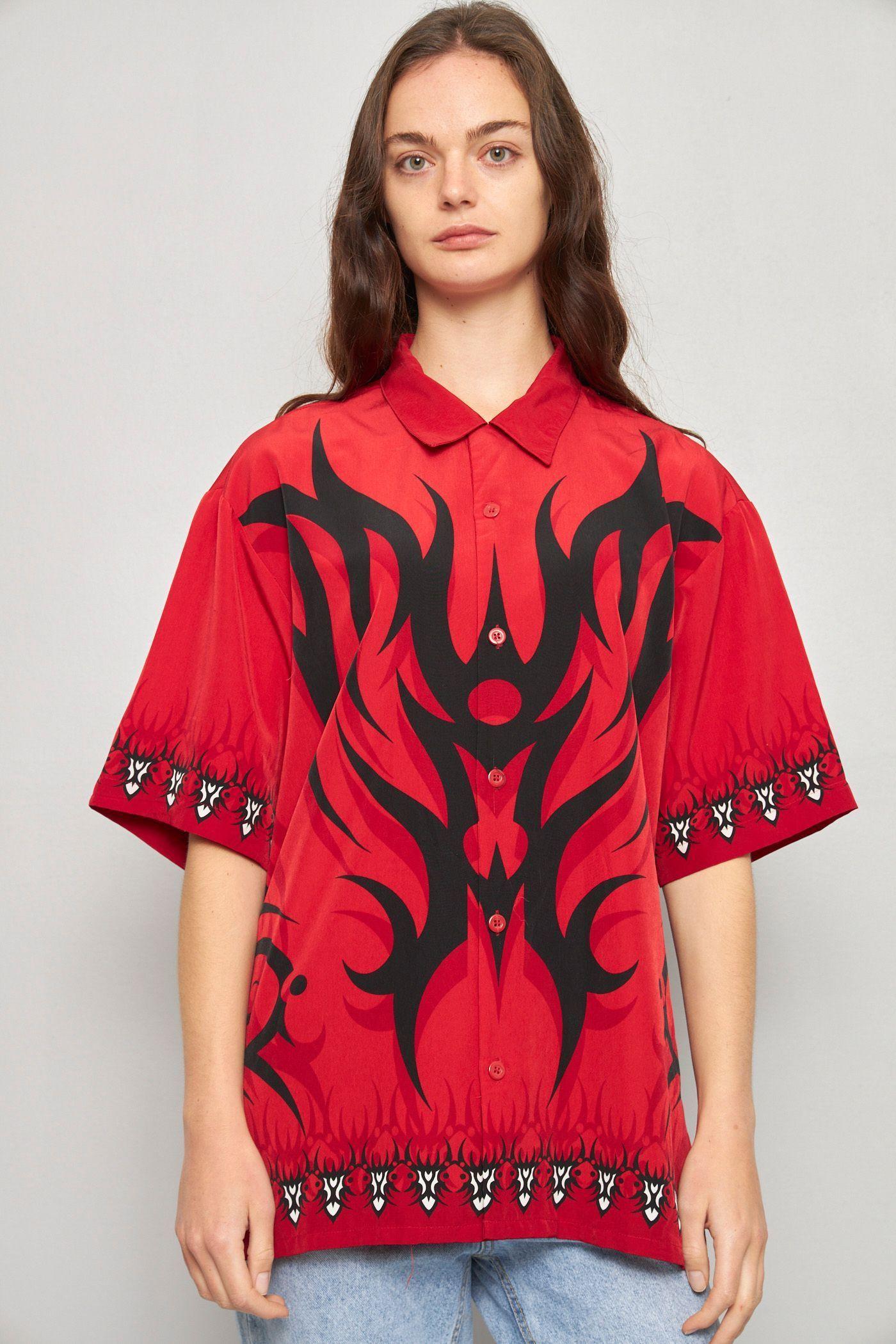 Blusa casual reciclado rojo no boundaries talla M -0