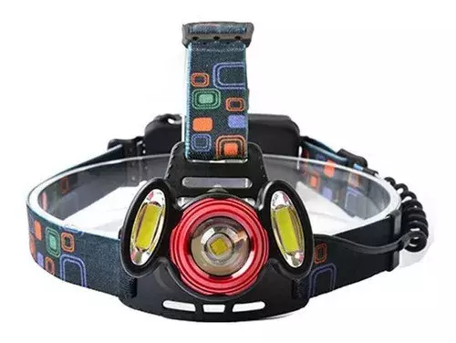 Linterna Minero Cabeza Recargable 3 Led 150s-1