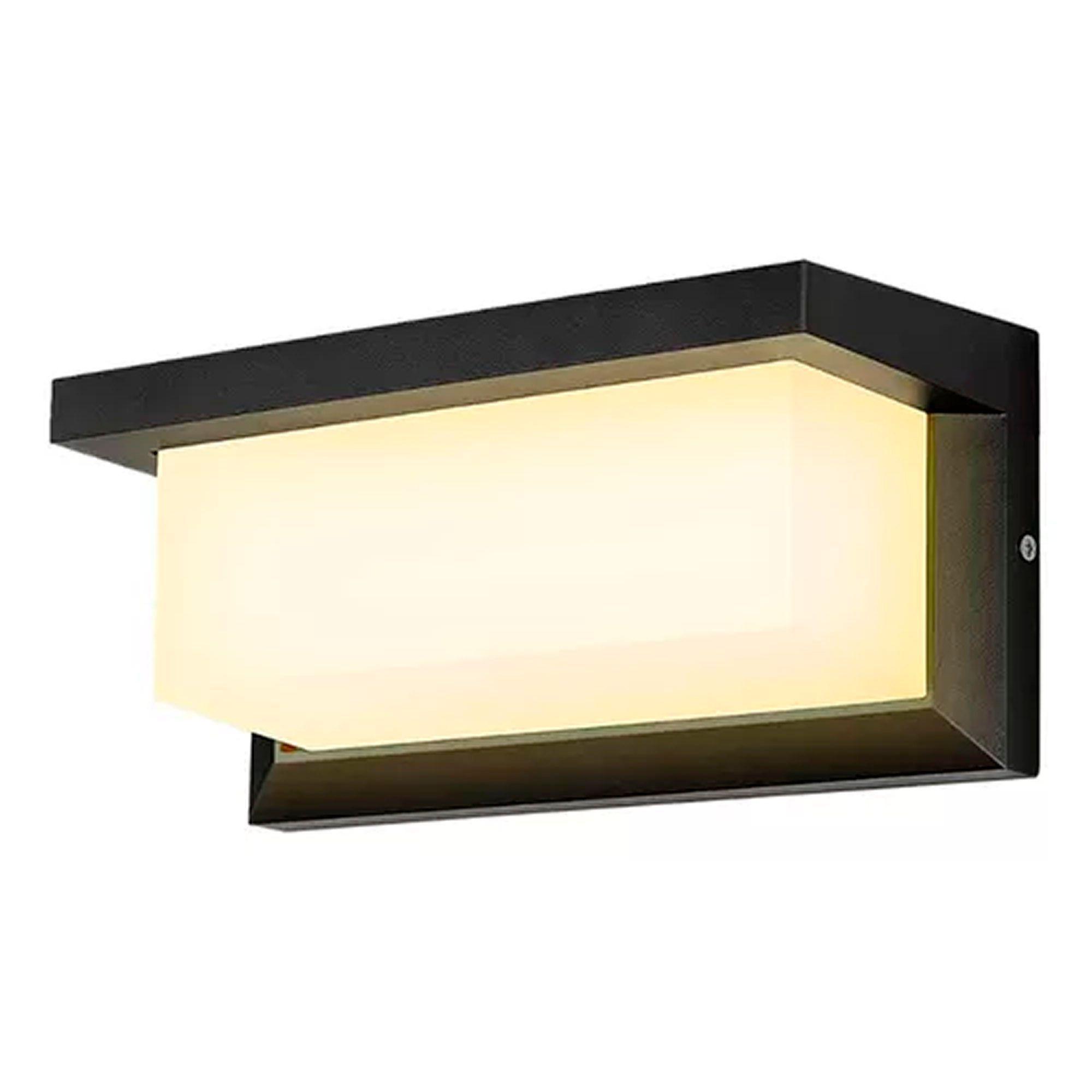 Aplique Led Cálida 15w Moderno Ip65 Impermeable Exterior-0