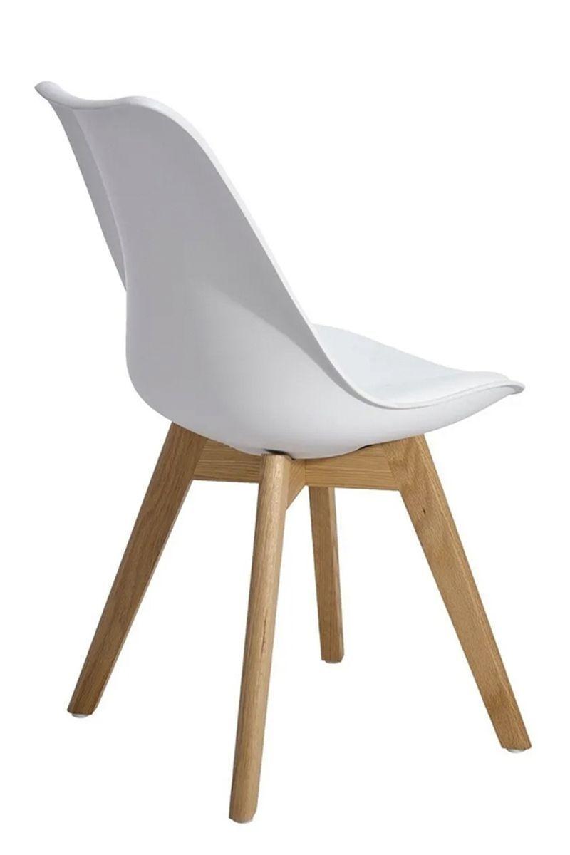 Pack 4 Sillas Eames Tulip con Cojín Blanco-4