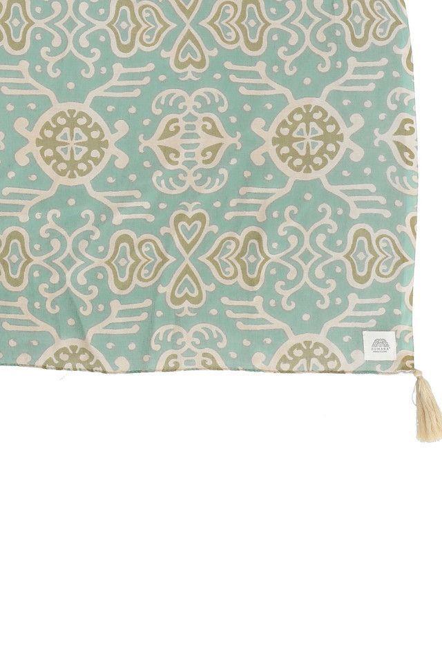 Pañuelo Estampado Life Verde Humana-1