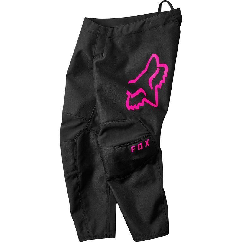 Pantalon Moto Infantil 180 Prix Negro/Rosa Fox-0