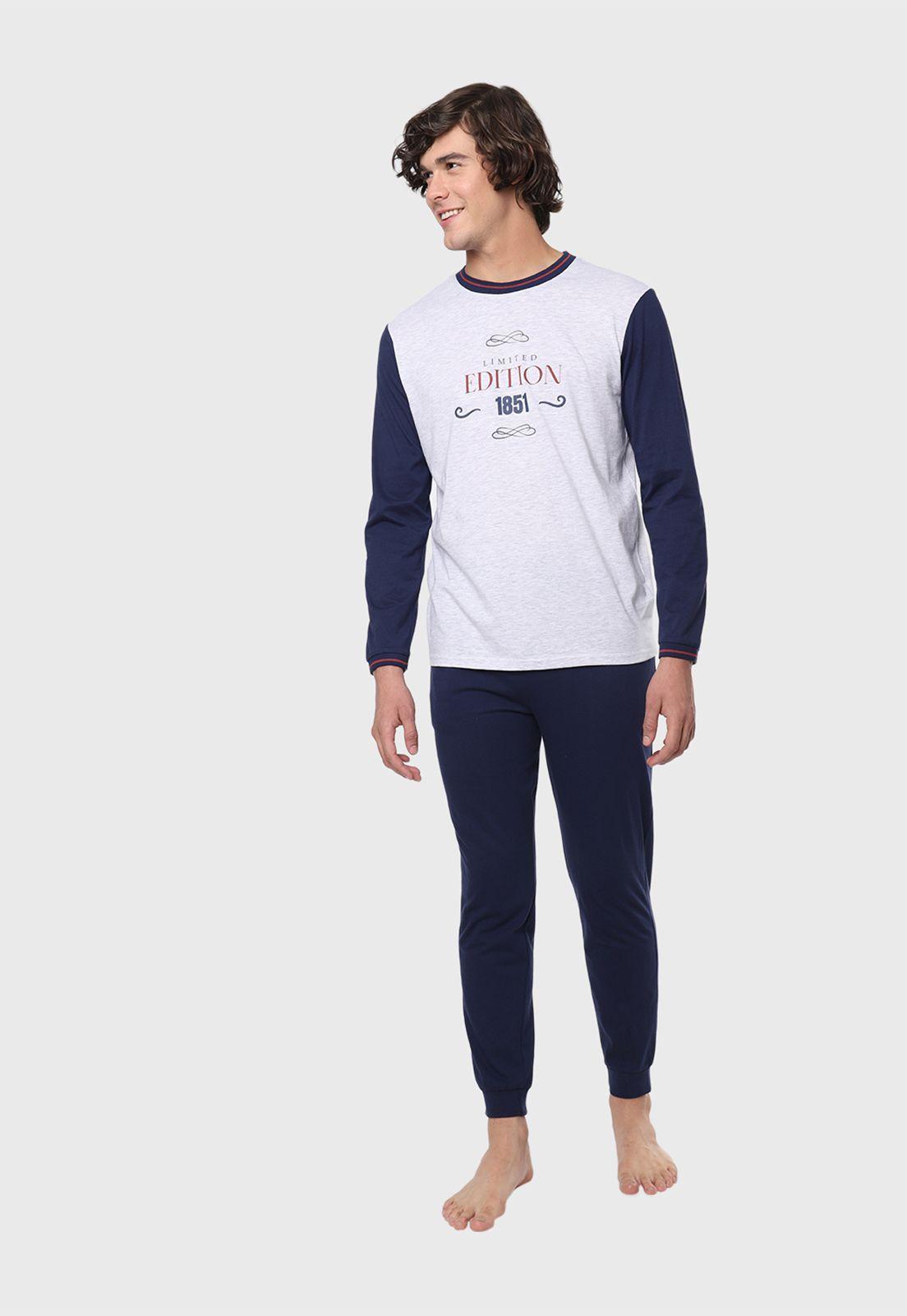 Pijama Largo Cuello Redondo Arrow-0