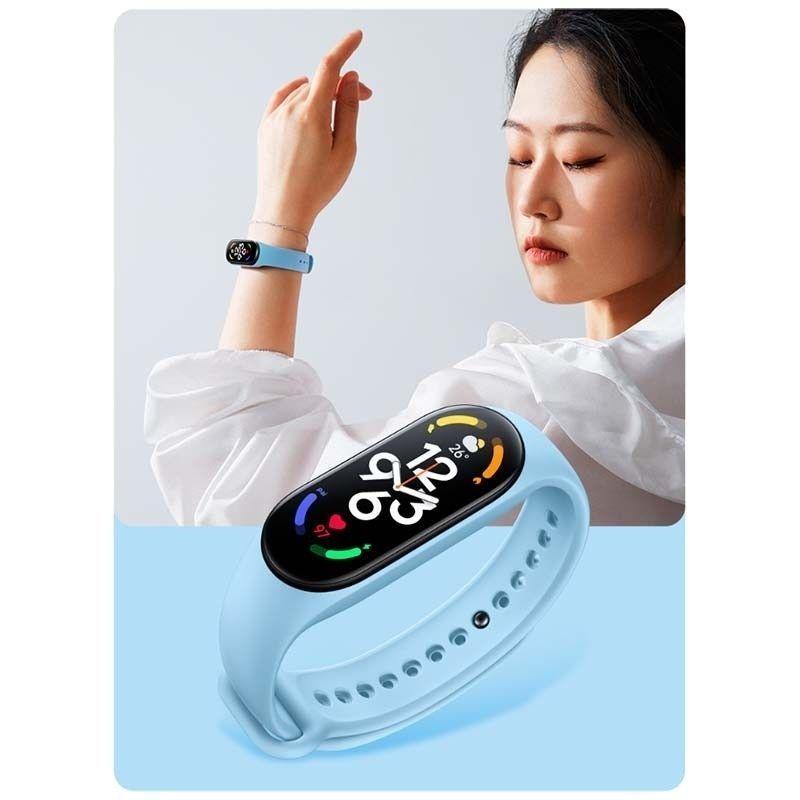 Xiaomi Correa para Smart Band 7 Silicona Azul-1
