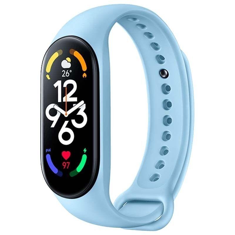 Xiaomi Correa para Smart Band 7 Silicona Azul-0