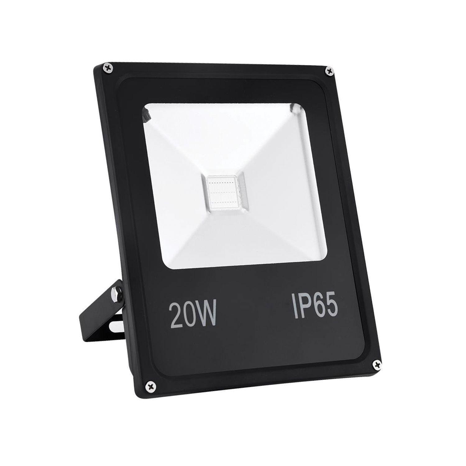 Foco Proyector de Área LED 20W RGB Con Control Remoto-4