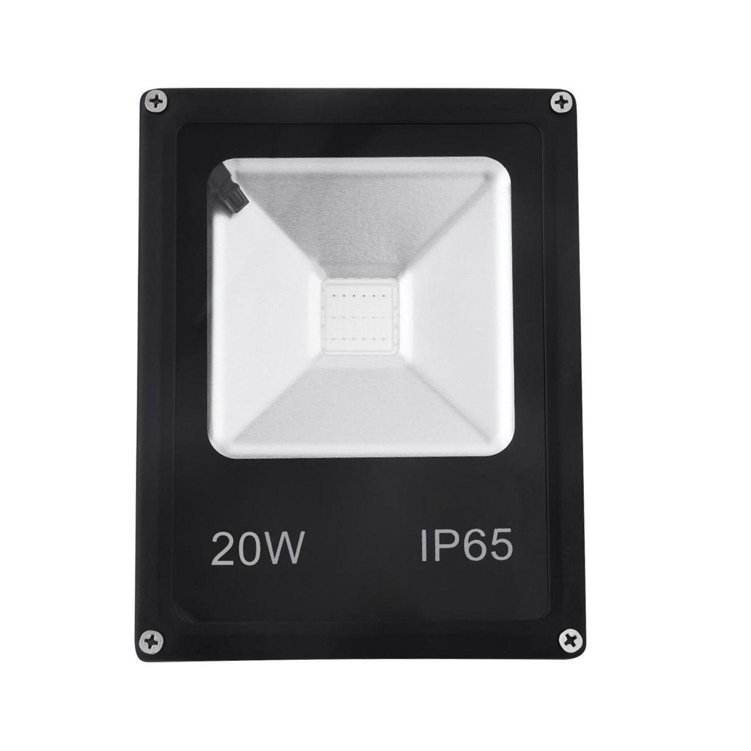 Foco Proyector de Área LED 20W RGB Con Control Remoto-3