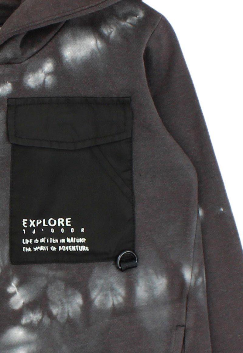 Poleron kids niño cerrado tie dye outside 244-2