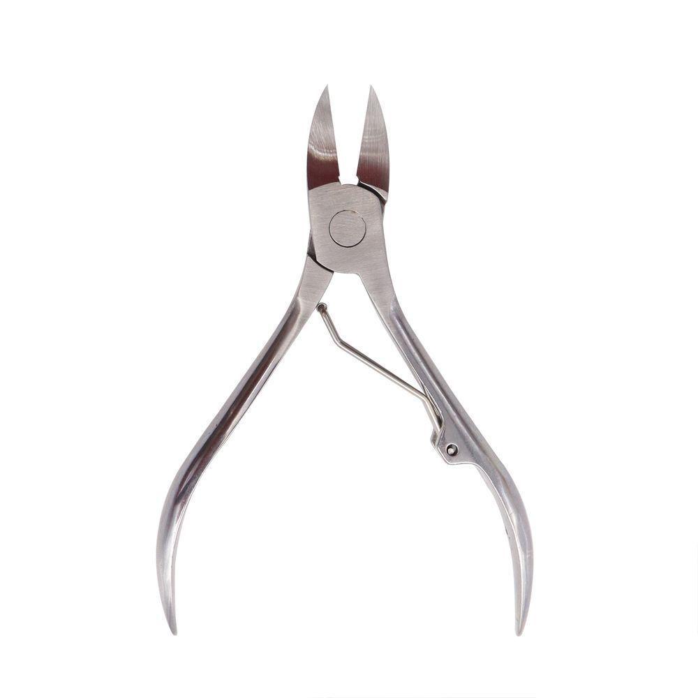 Alicate corta uñas curvo podología pies 10cm profe-1