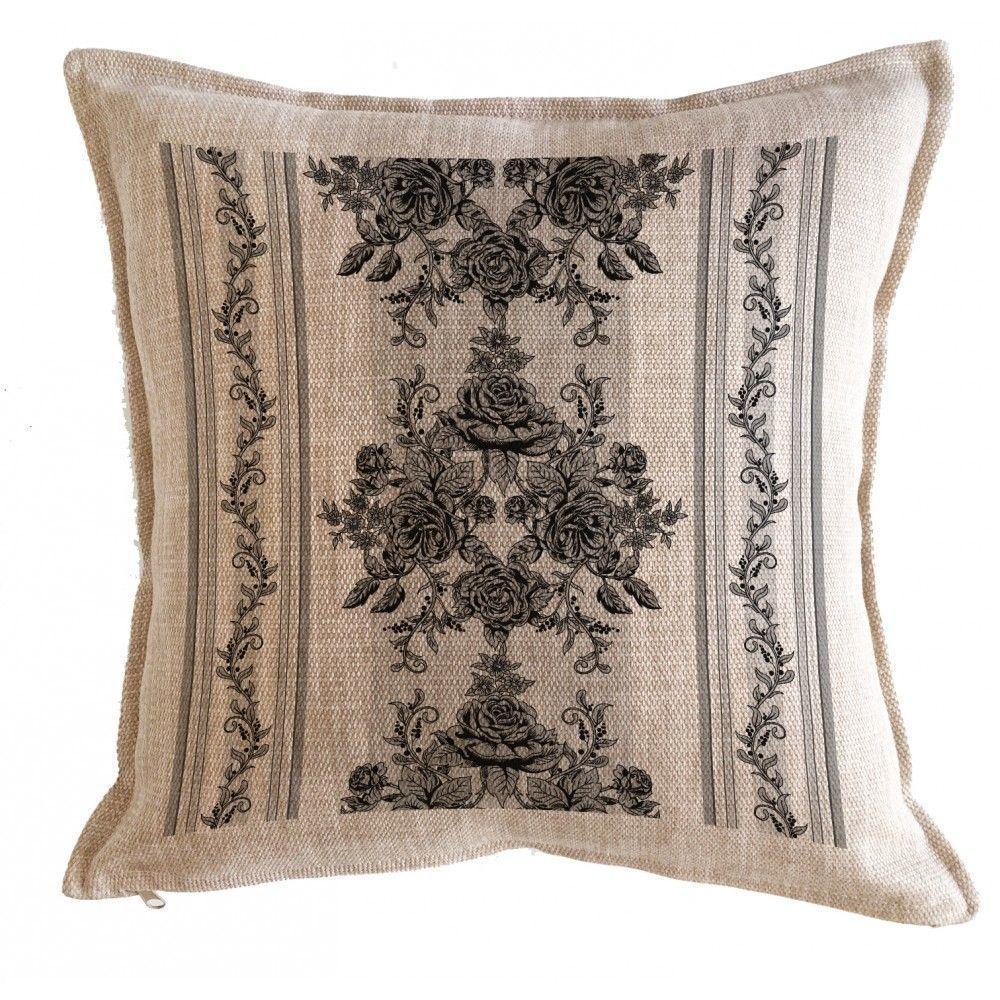 Cojin Frances Negro 45x45-0