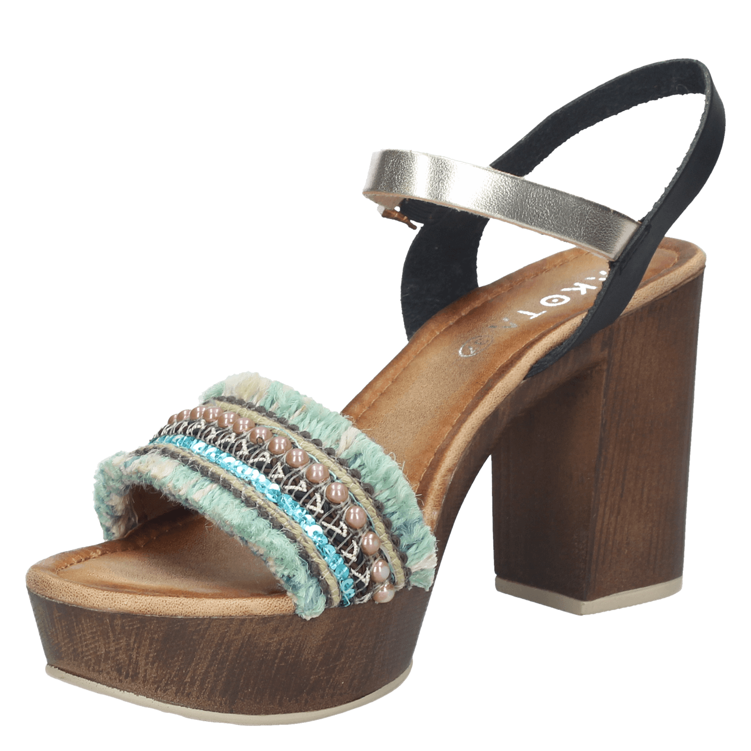 Sandalia Casual Mujer Dakota - W335 Negro-4