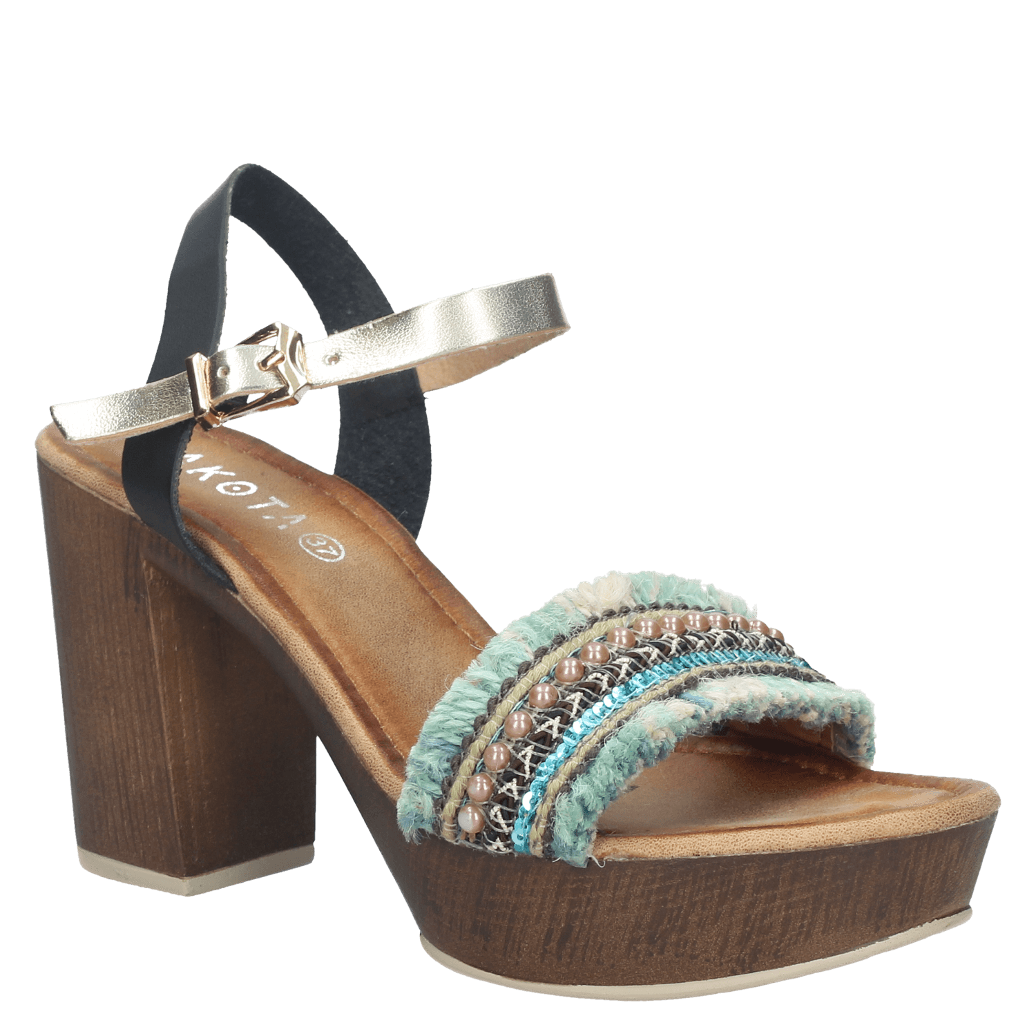 Sandalia Casual Mujer Dakota - W335 Negro-0