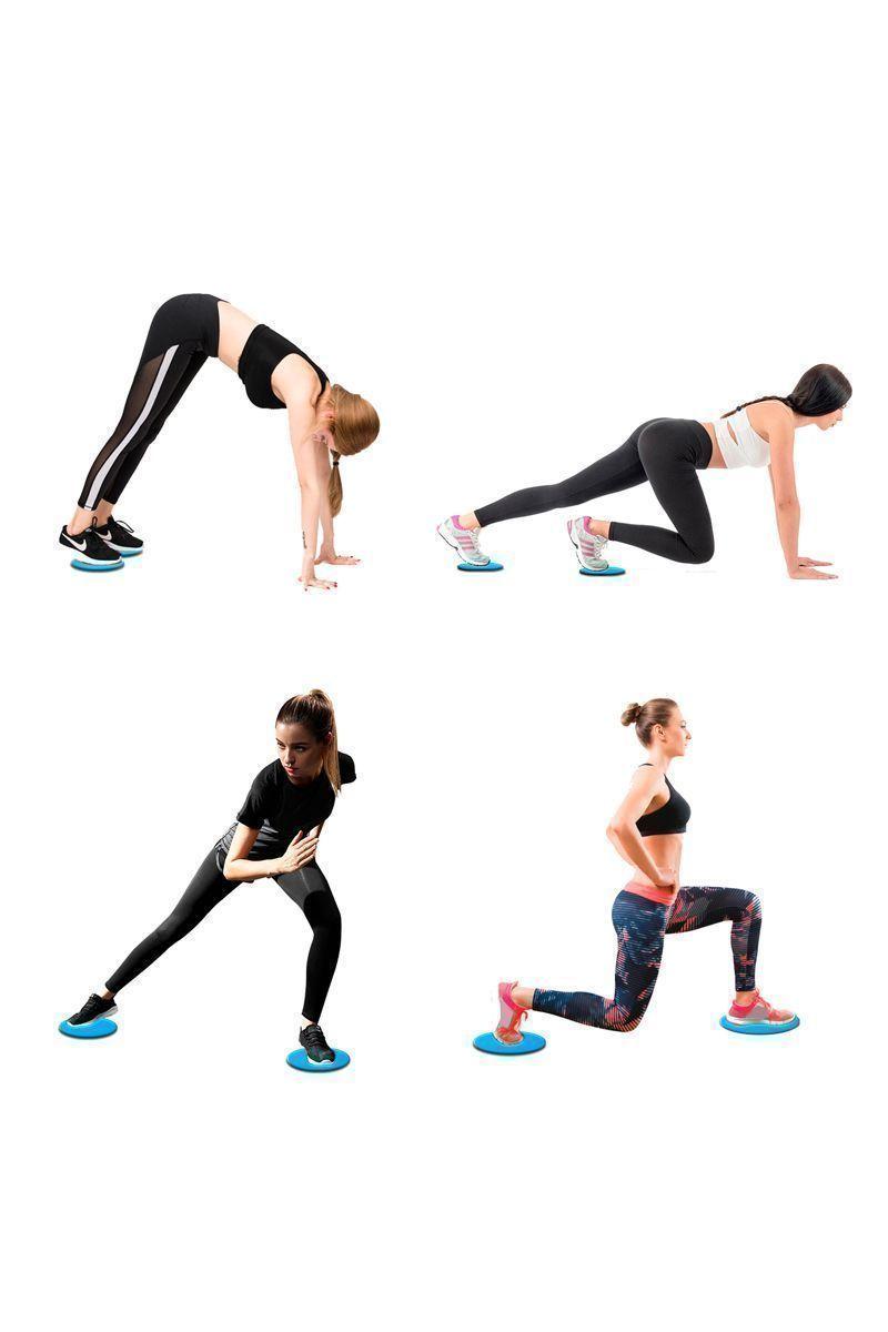 Disco Deslizador Fitness Entrenamiento Azul-1