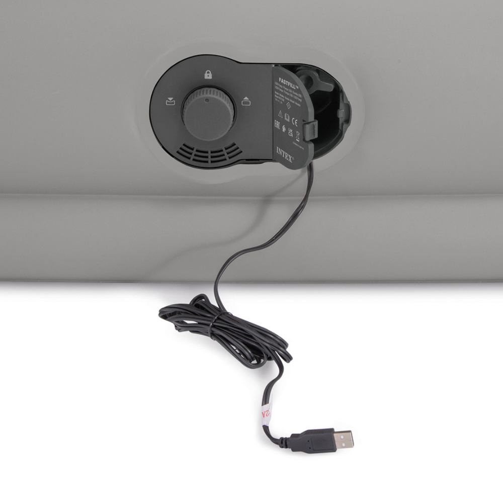 Colchón Inflable Eléctrico USB 2 Plz 152x203x30 Cm-6