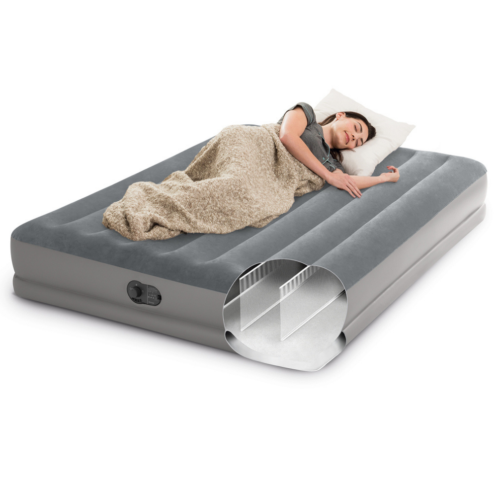 Colchón Inflable Eléctrico USB 2 Plz 152x203x30 Cm-4