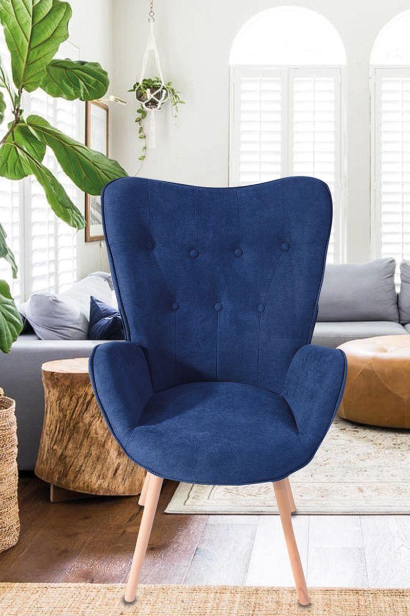 Sitial Kas Acolchado Apoyabrazos Azul-1