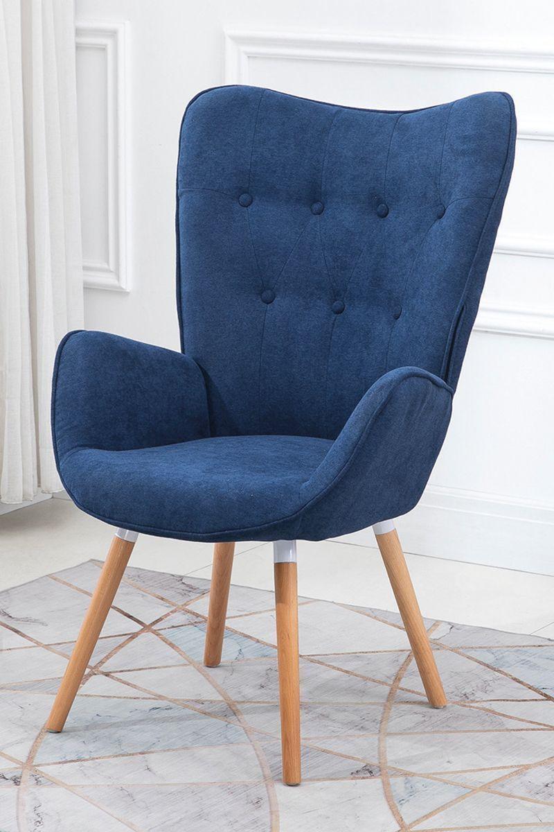 Sitial Kas Acolchado Apoyabrazos Azul-5