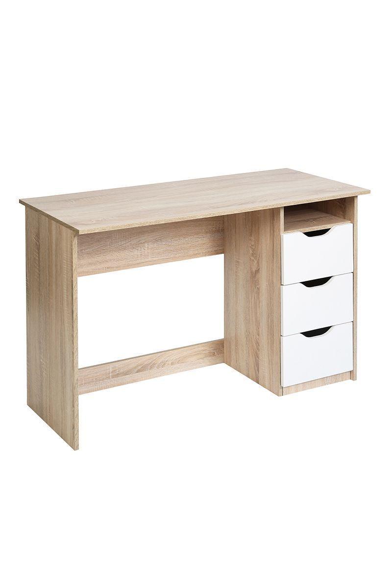 Escritorio Home Office con Cajones Blanco-0