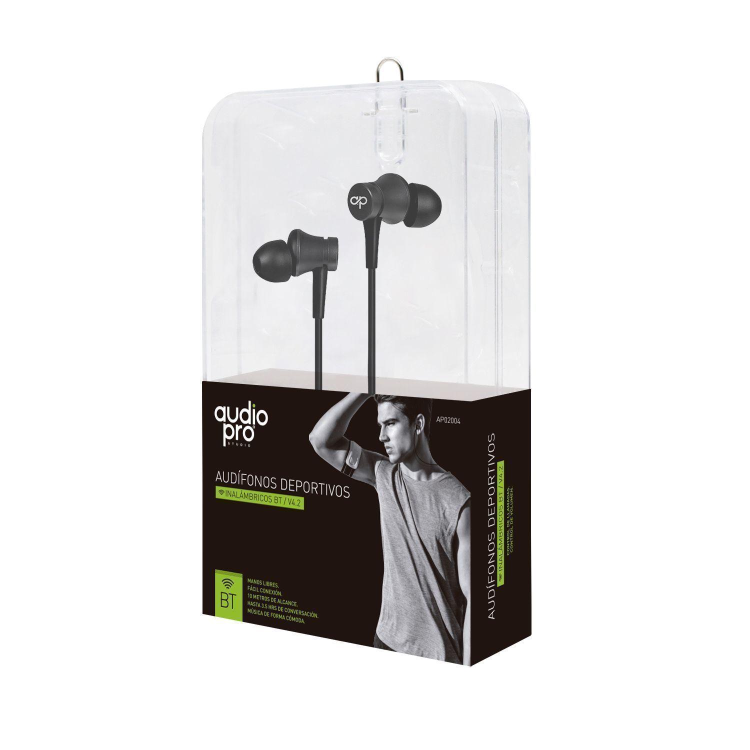 Audífono Deportivo Bluetooth Manos Libres Negro -3