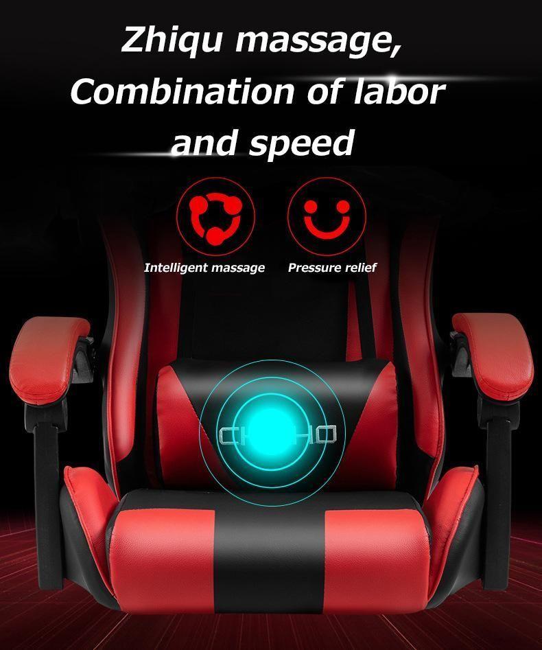 Silla Gamer con masajeador Lumbar. Color Negro.-1