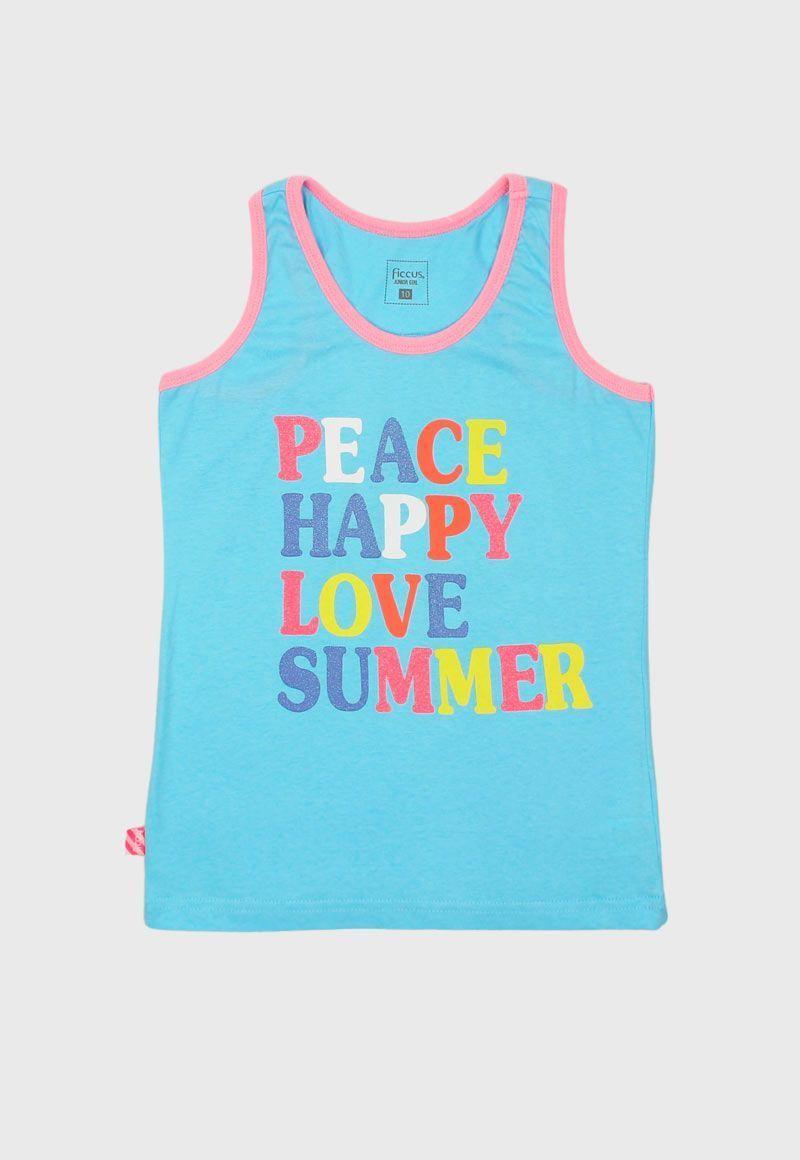 Polera junior niña s/ mangas 388-0