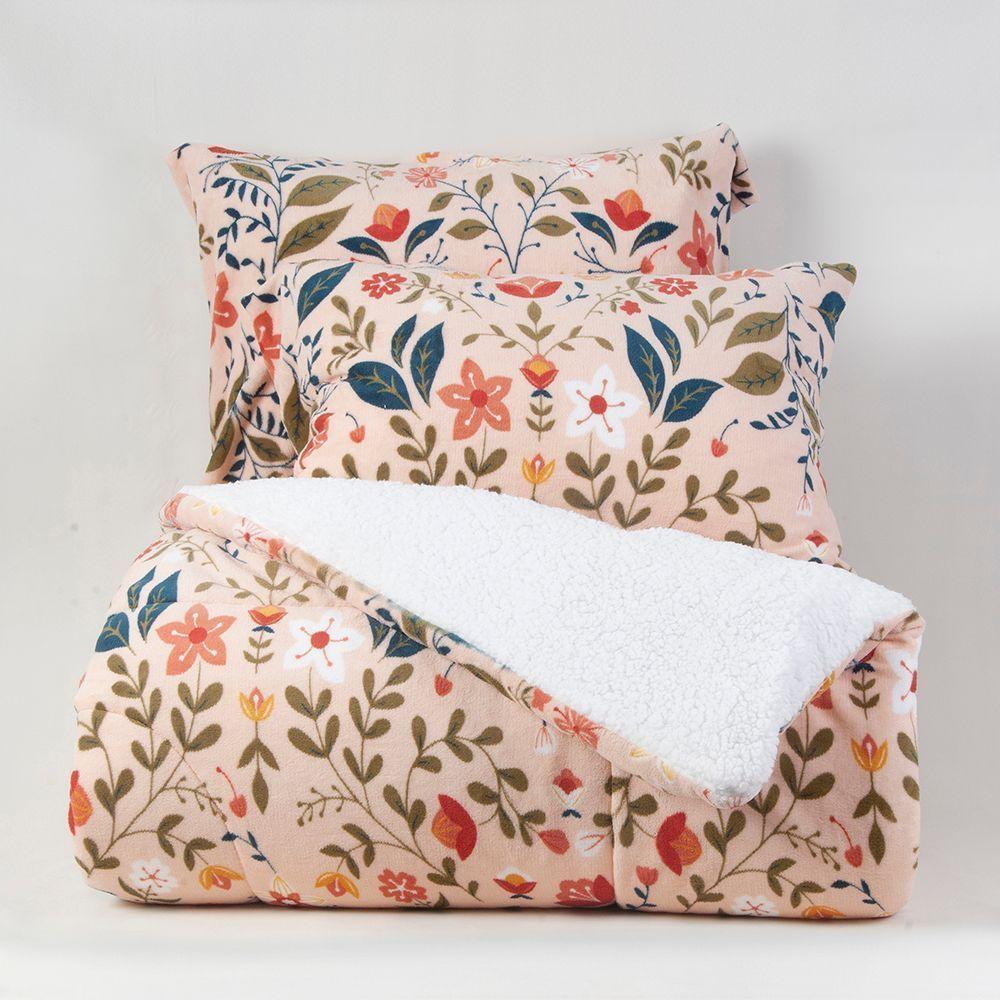 Plumon Coral print Sherpa 1.5 P Split-1