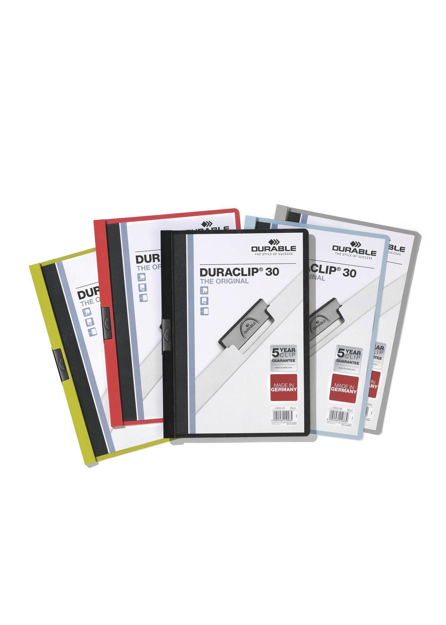 Carpeta Duraclip 30 Carta Negro [pack x 25]-2