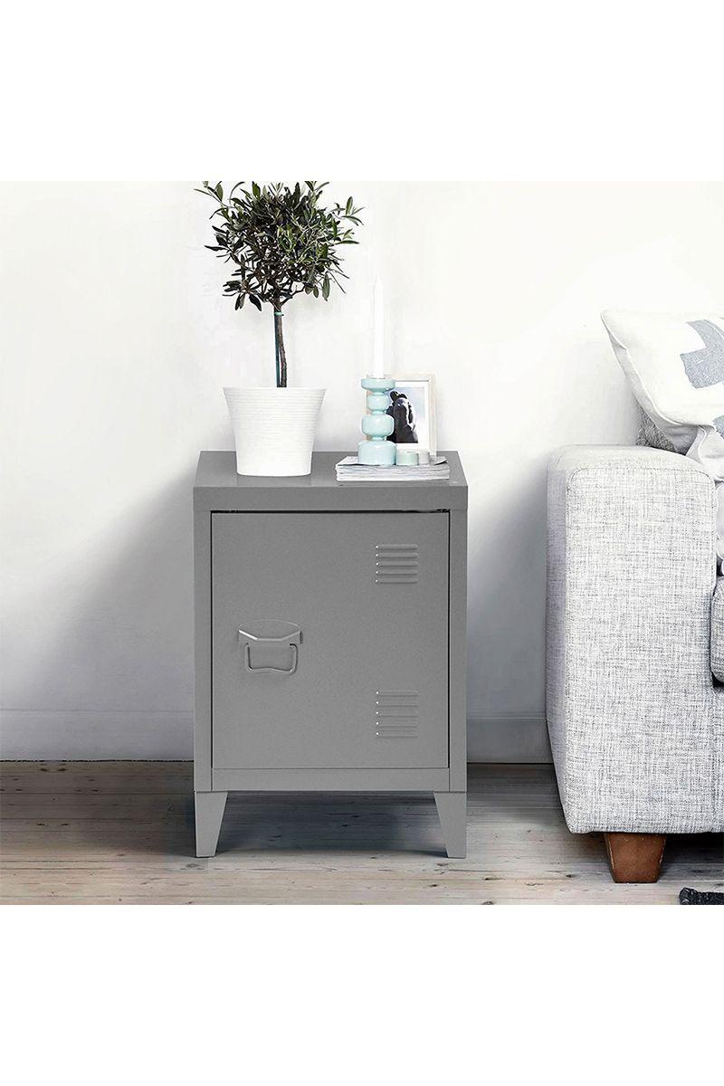 Velador Locker II Gris-1