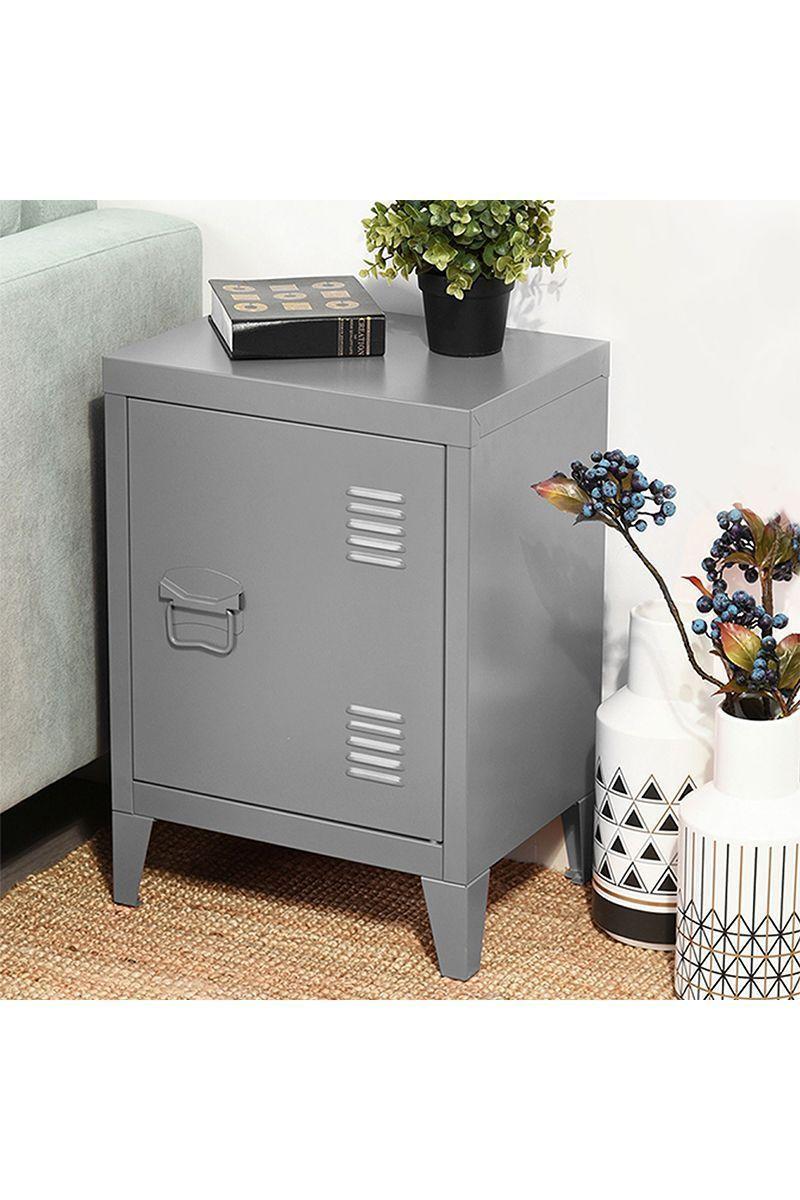 Velador Locker II Gris-5