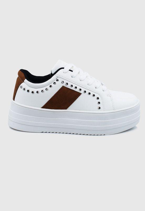 Zapatilla mujer CY10702 blanca Stylo-0