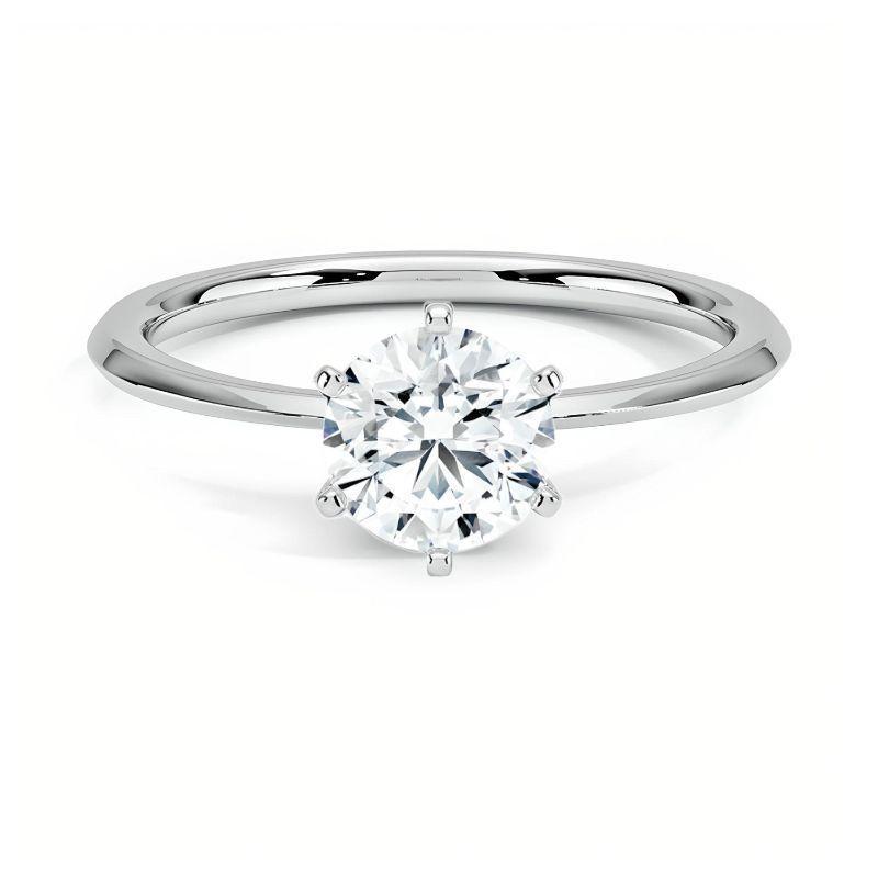 ANILLO DE COMPROMISO SOLITARIO PETITE FIT 1.0 CT-0