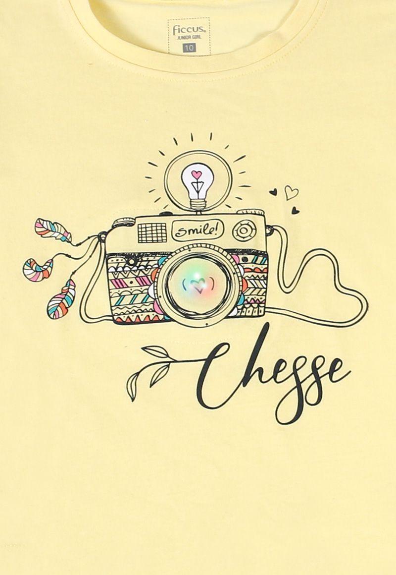 Polera Jr Niña Con Luces Ficcus-2