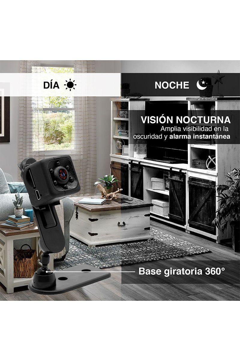 Mini Cámara Nocturna 1080P SQ11 Negro-2