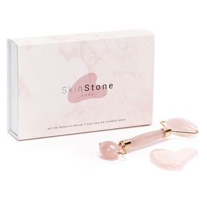Set Cuarzo Rosa 100% piedra natural-0