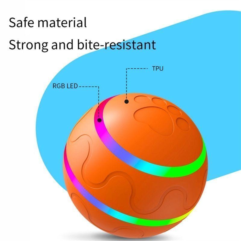 Pelota para Perros y Gatos Inteligente - Naranjo-3
