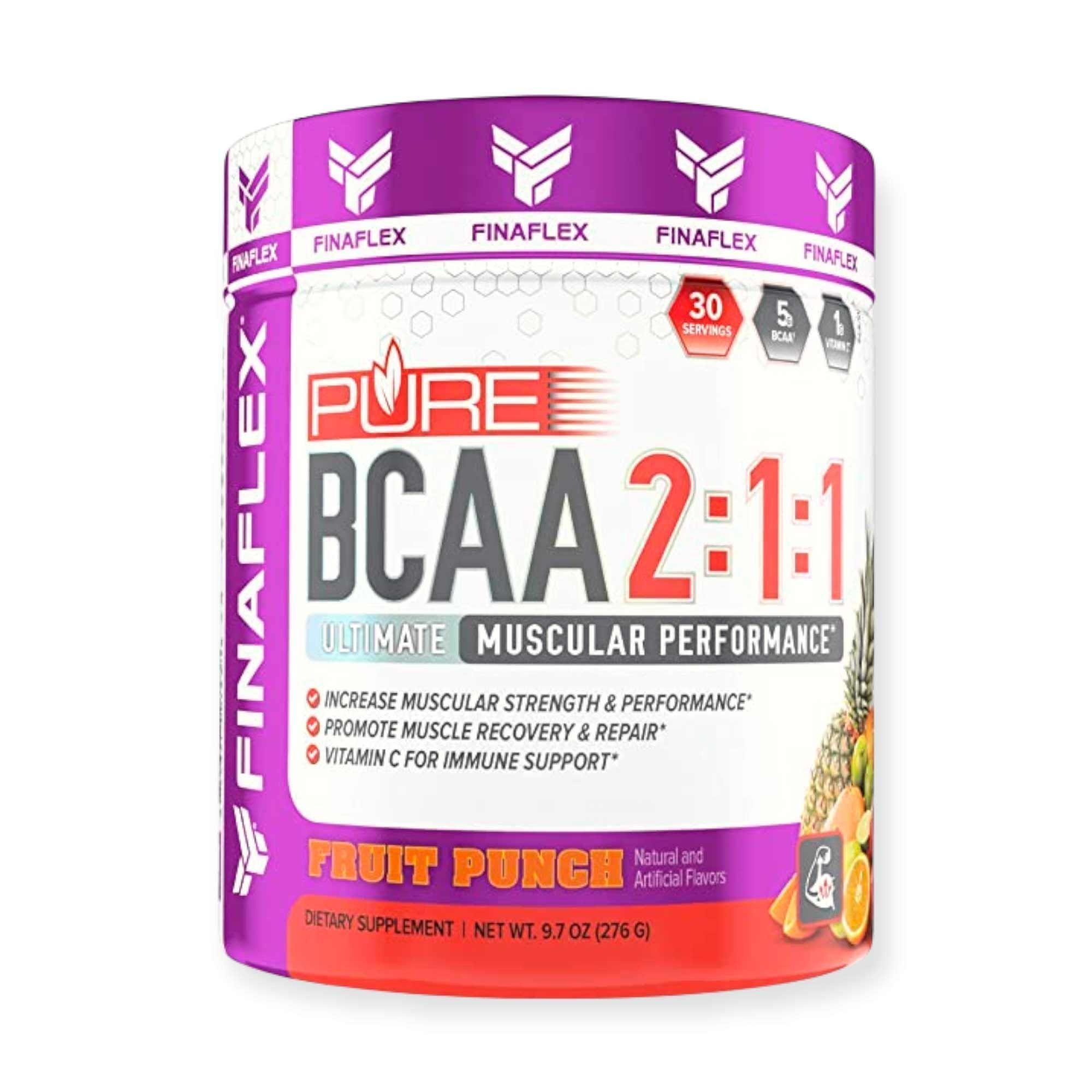 Pure Bcaa 2:1:1 - Finaflex - 30 Serv FRUIT PUNCH-0
