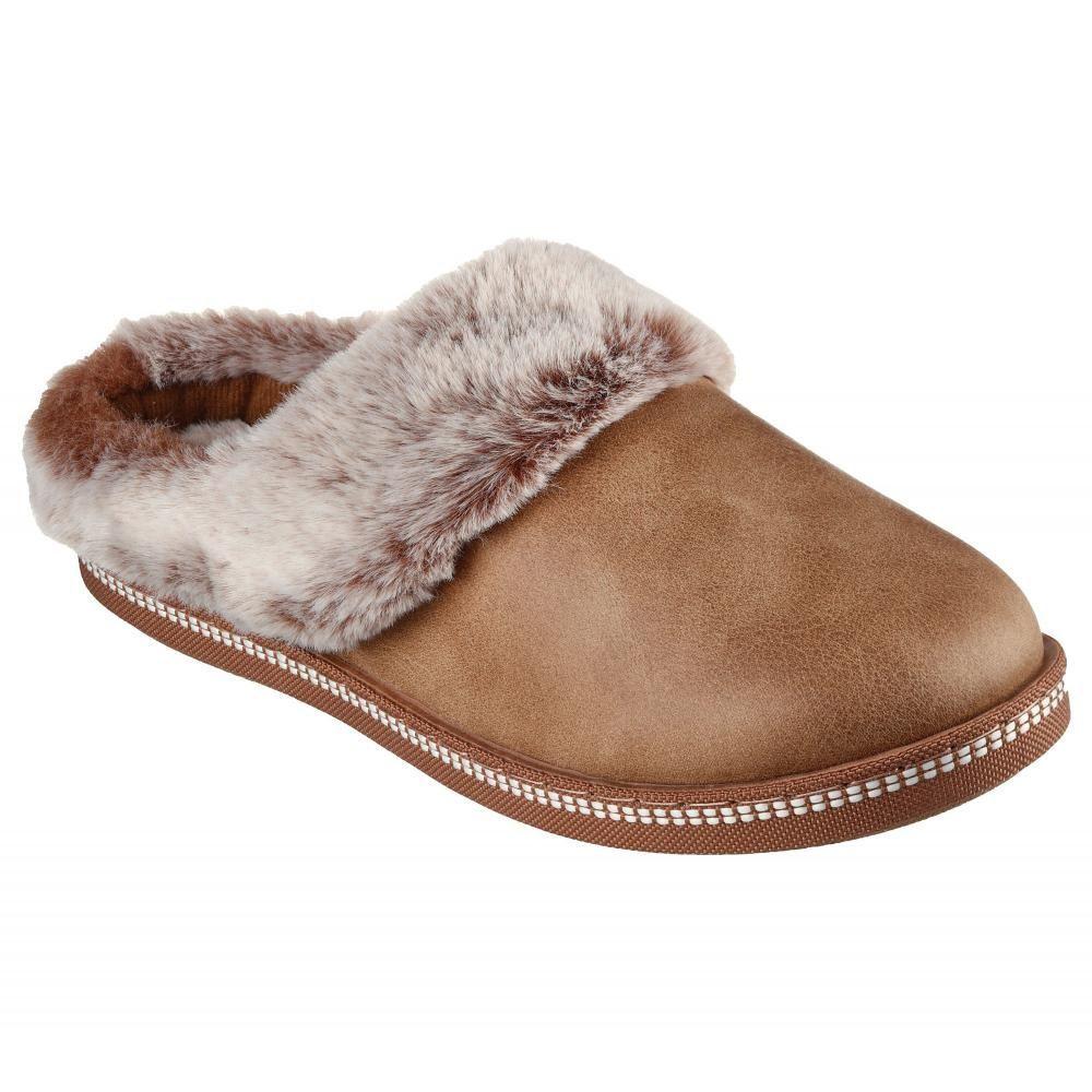 Pantufla Mujer Cozy Campfire Café Skechers-0