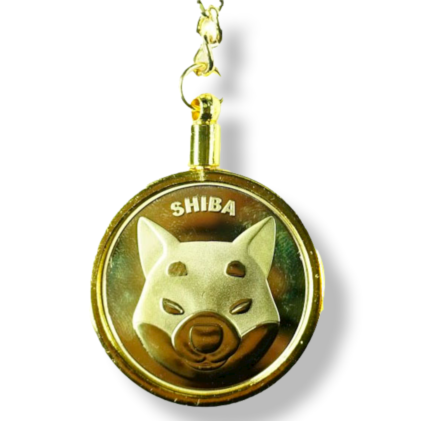 Llavero Shiba Gold Exclusivo Alta Calidad De Lujo AJ96-0