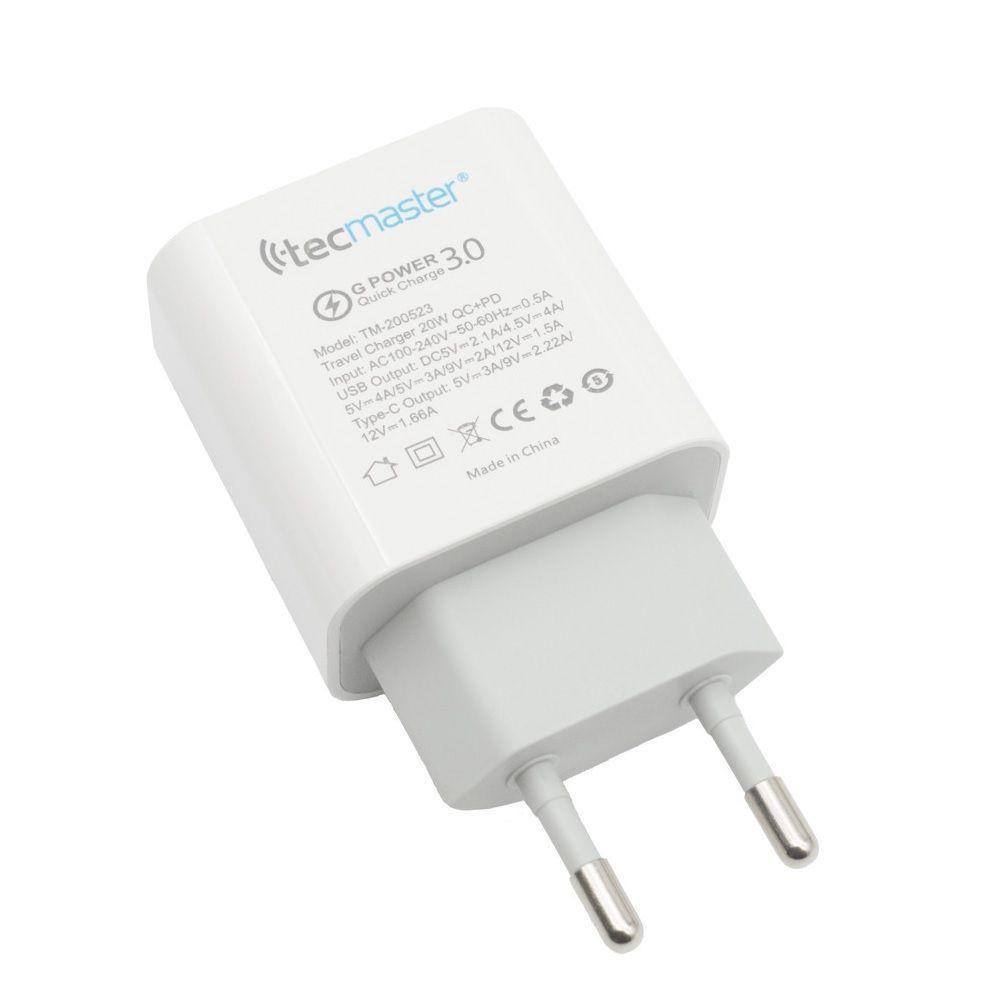 Cargador para celular Dual Usb Tipo C Y Tipo A 20w-1