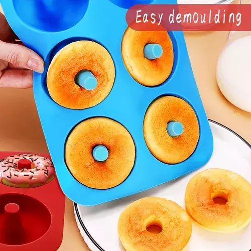 Moldes Silicona Donas Moldes De Silicona Donuts Molde Dona AZELEC-146427-2