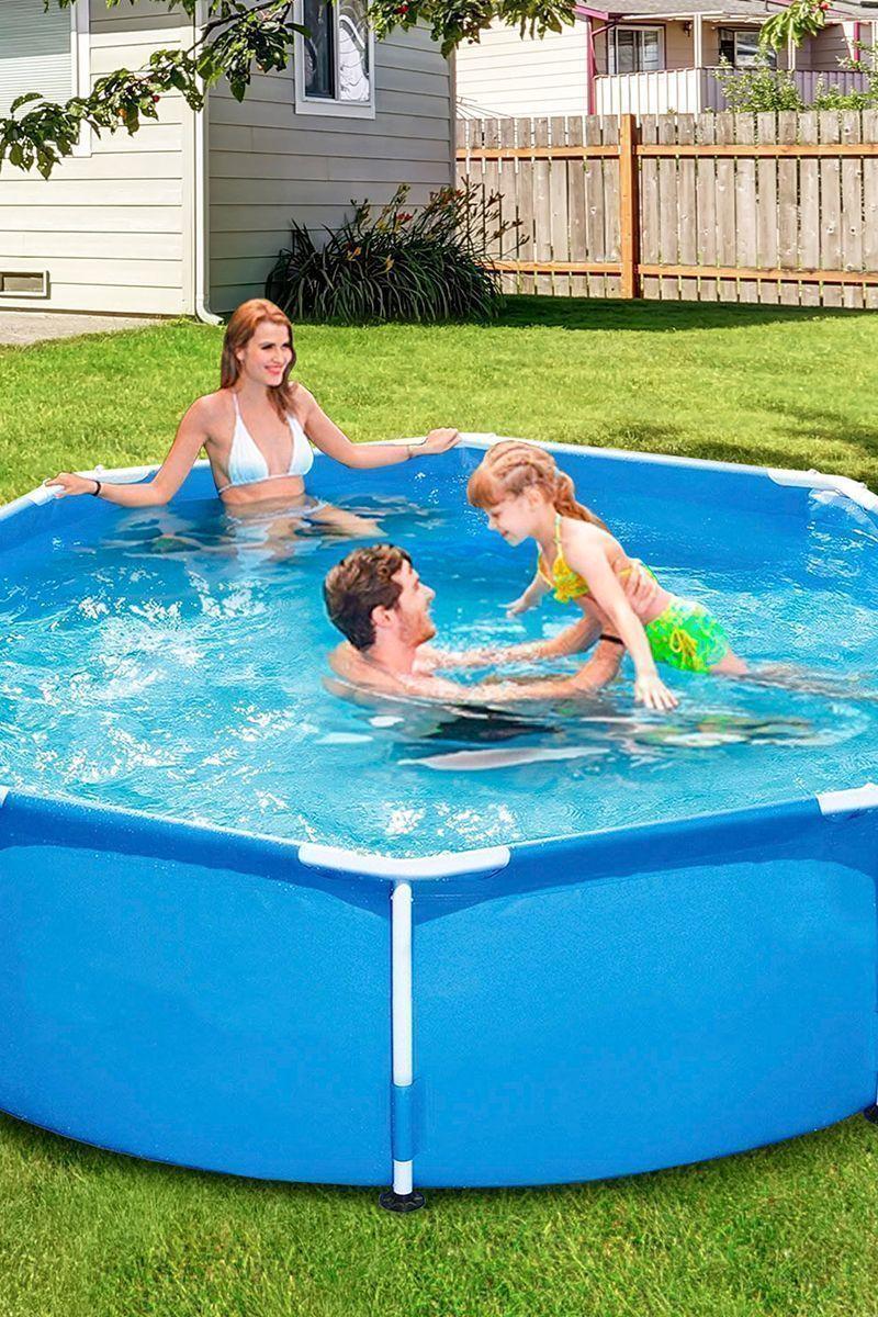 Piscina Redonda Estructura Acero 6.125L 360x76cm-5