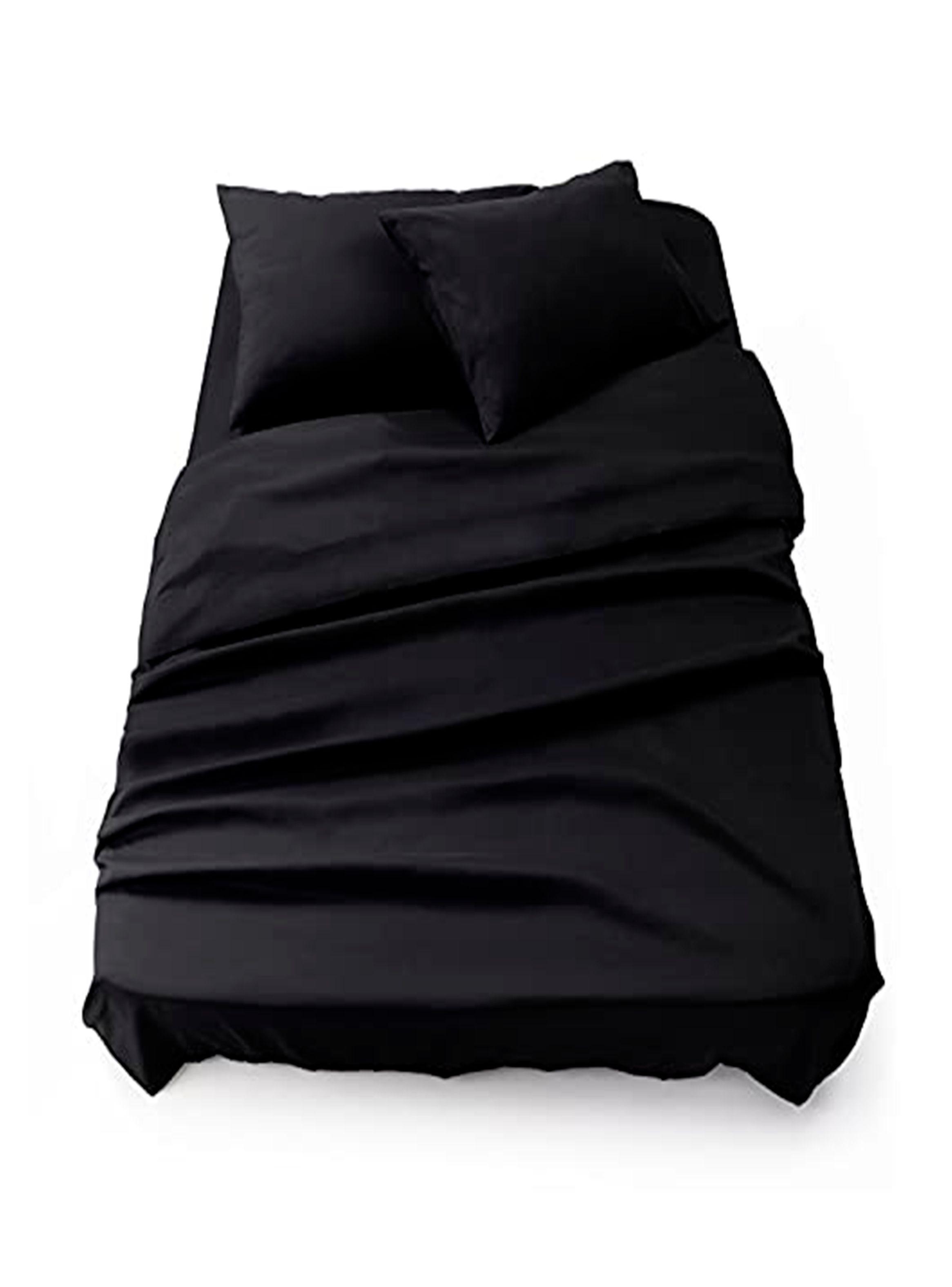 sabana 177 hilos negro 2 plazas-2