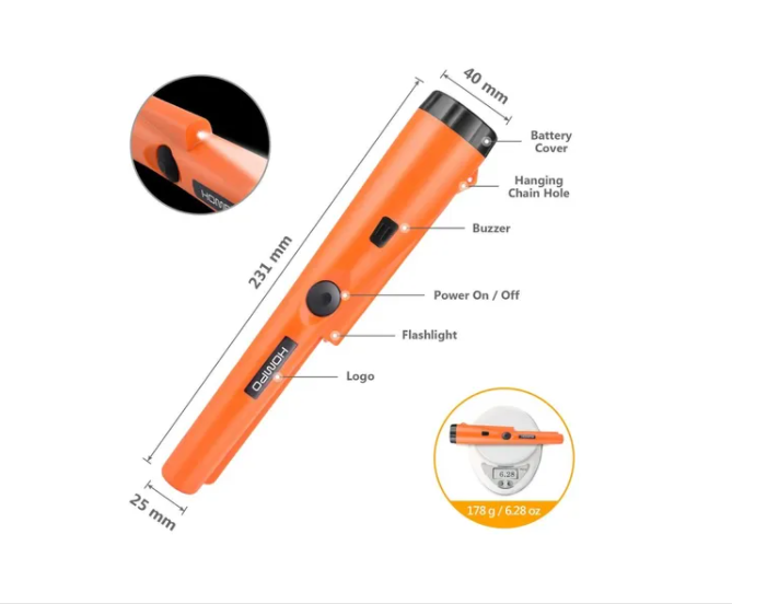 Detector Metales Portátil Localizador De Mano-5