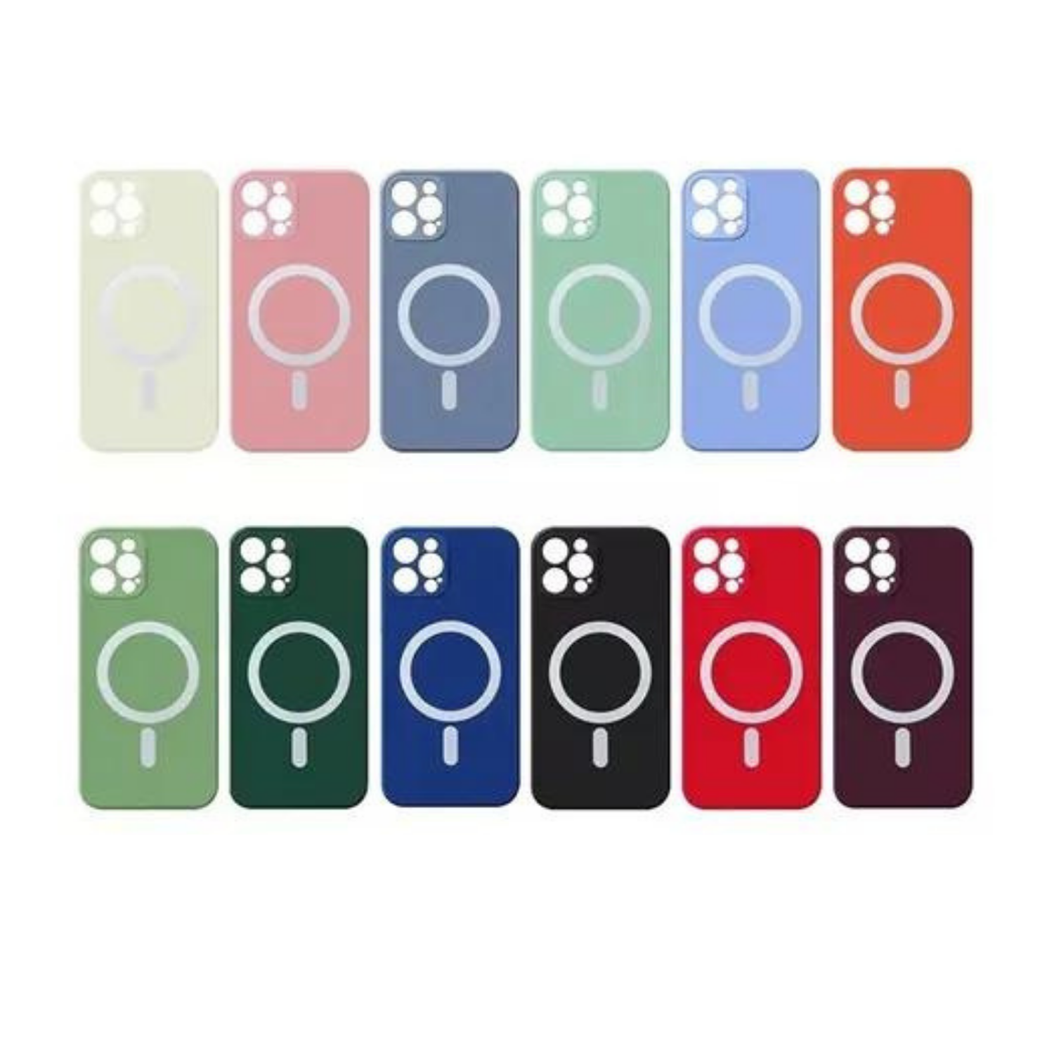 Carcasa iPhone 12 Pro Max Magsafe + Cargador Magsafe 15w-3